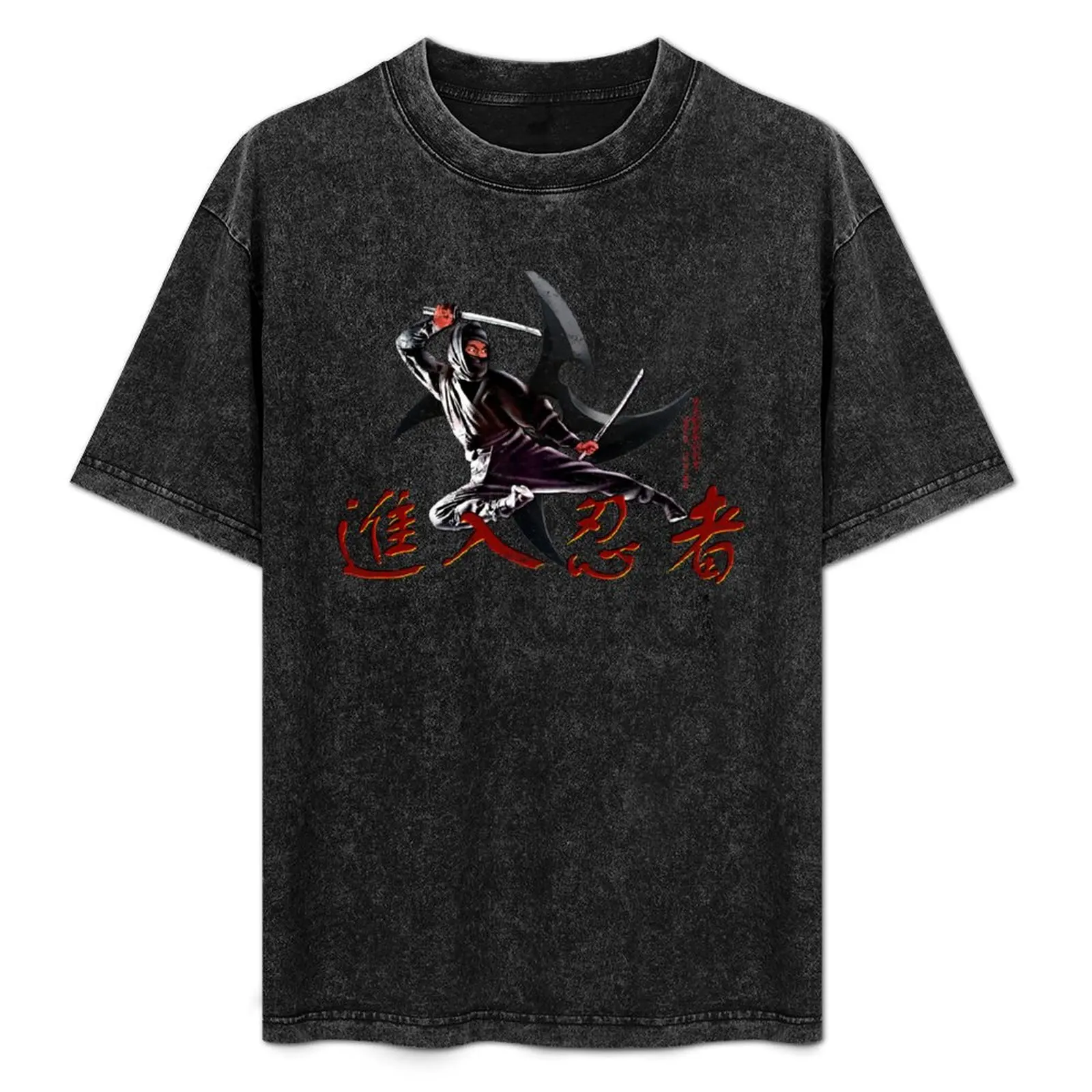Enter the Ninja Martial Arts Vintage T-Shirt Sports Casual Breathable Tee Shirt