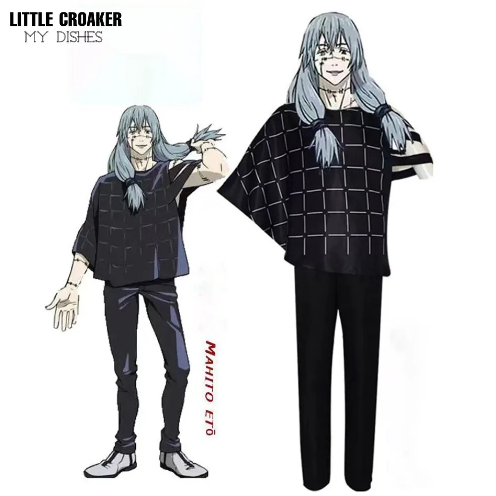 

Jujutsu Kaisen Mahito Cosplay Christmas Anime Cosplay Heat Resistant Synthetic Wigs Outfits for Adults Halloween Costumes
