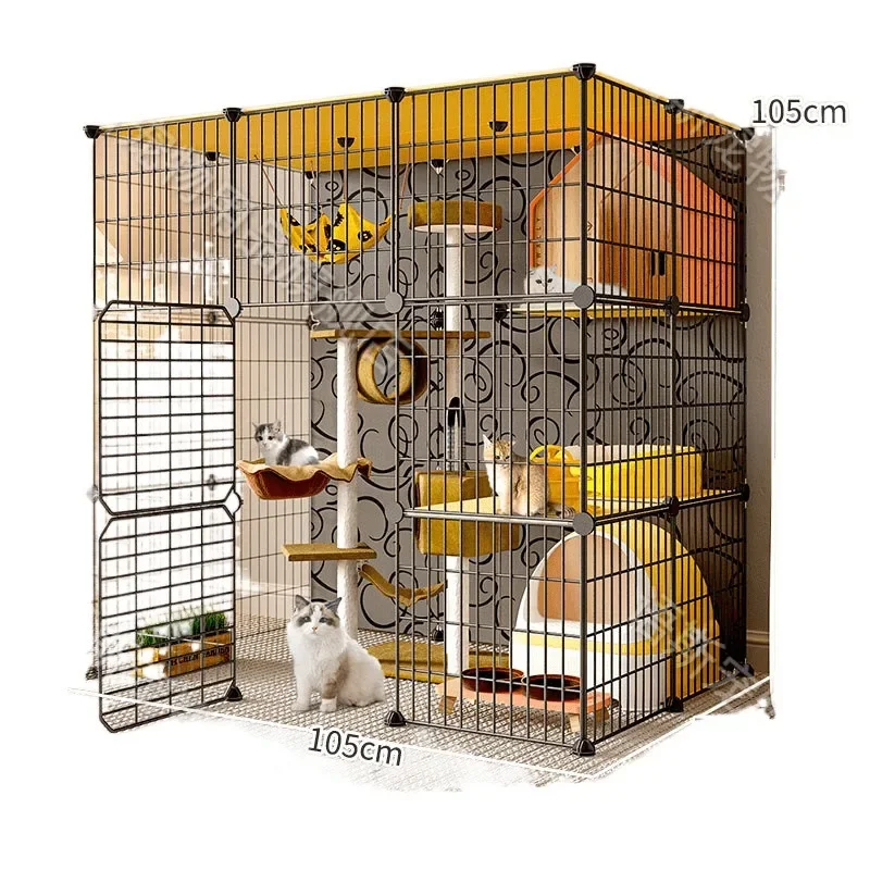 

Cat cage with large free space