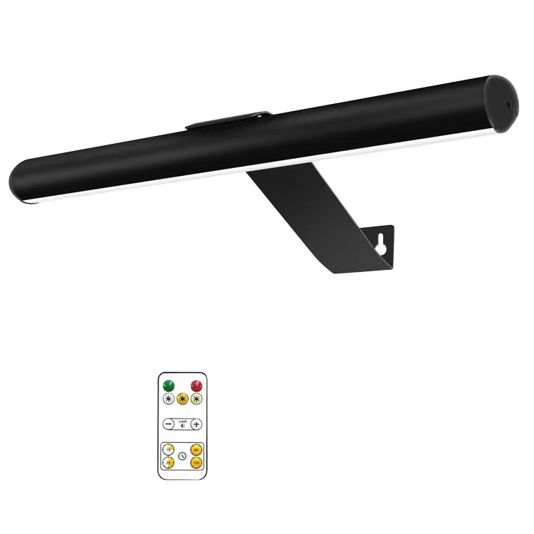 

Modern Rechargeable LED Wall Lamp Wireless Indoor Gallery Picture Light Touch Remote Control Aluminum Body for Living Room