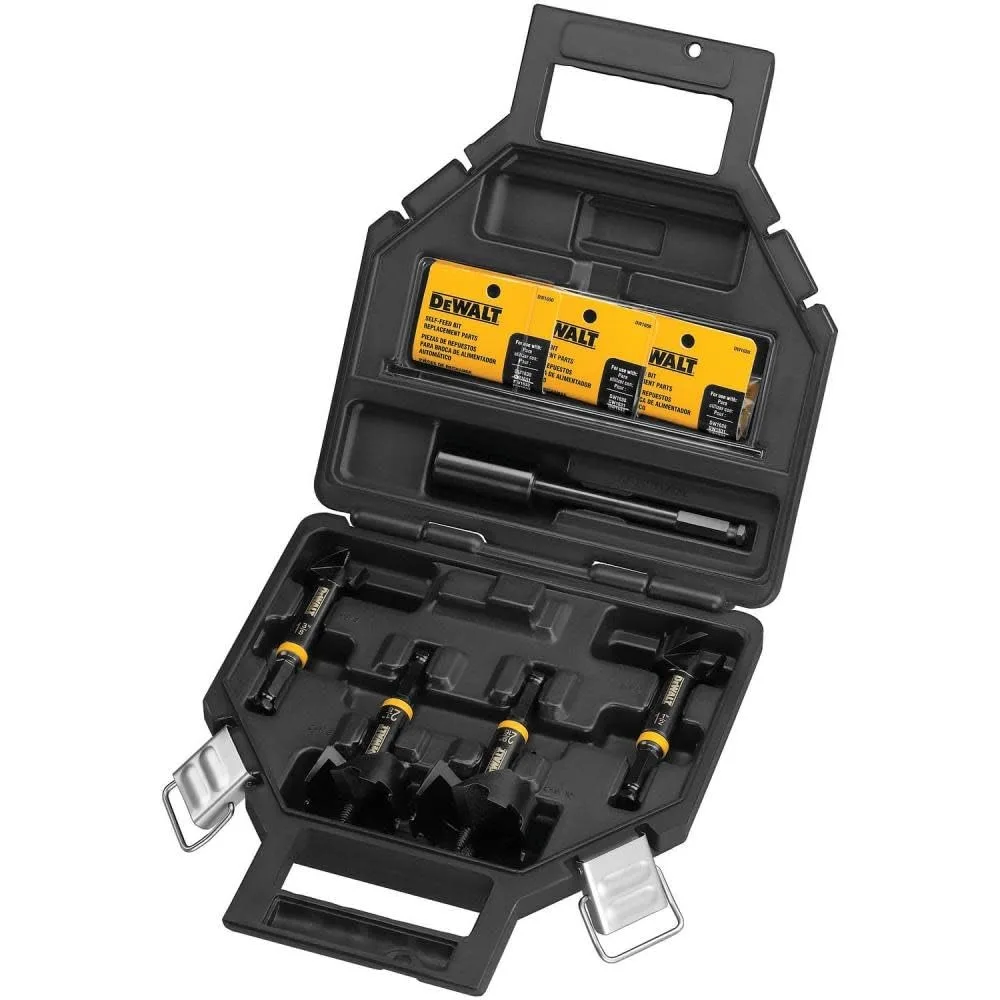 5-Piece Self-Feeding Drill Bit Set
