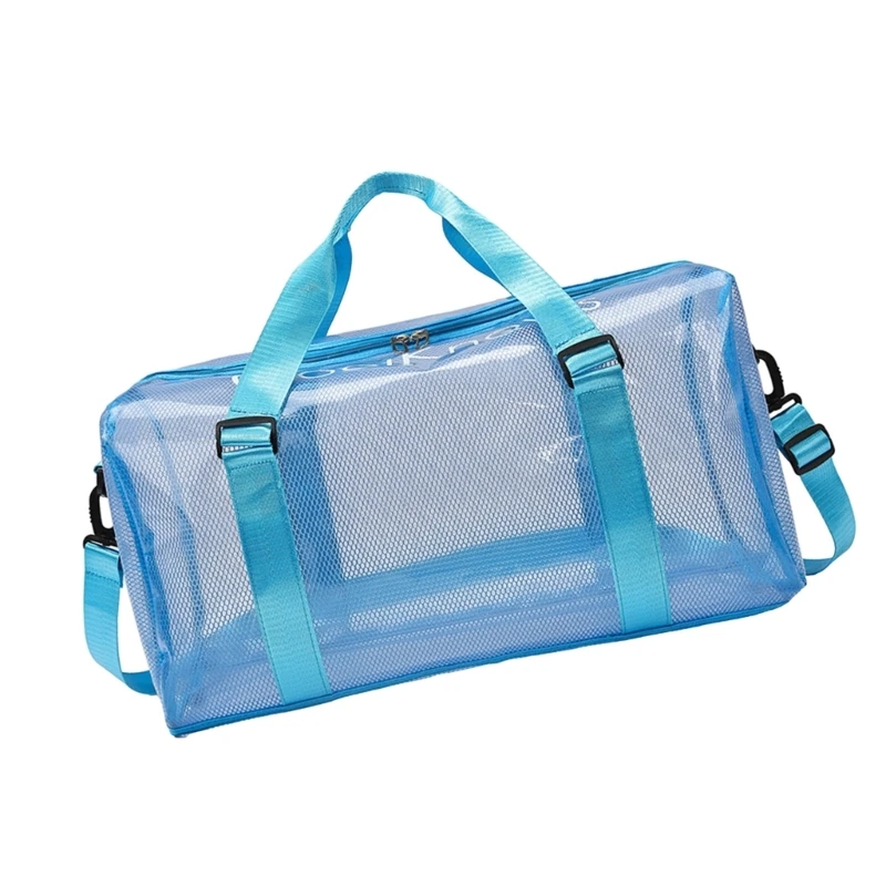 

G5AE Practical PVC Travel Duffle Bag Water resistant Large Storage Crossbody Bags For Sports Gear And Summer Adventures