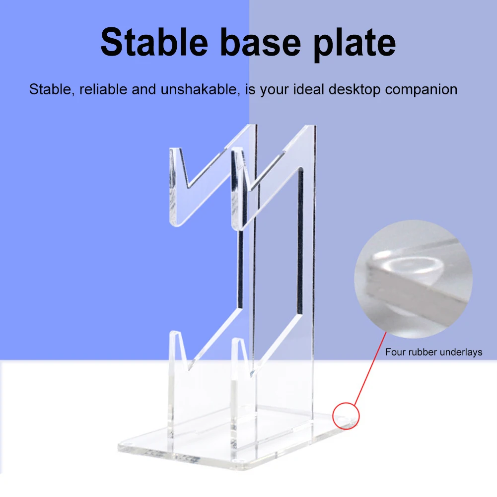 Double-deck Game Controller Bracket Mount Space Saving Acrylic Game Controller Bracket Storage Rack Accessories for PS4/PS3/Xbox image 4