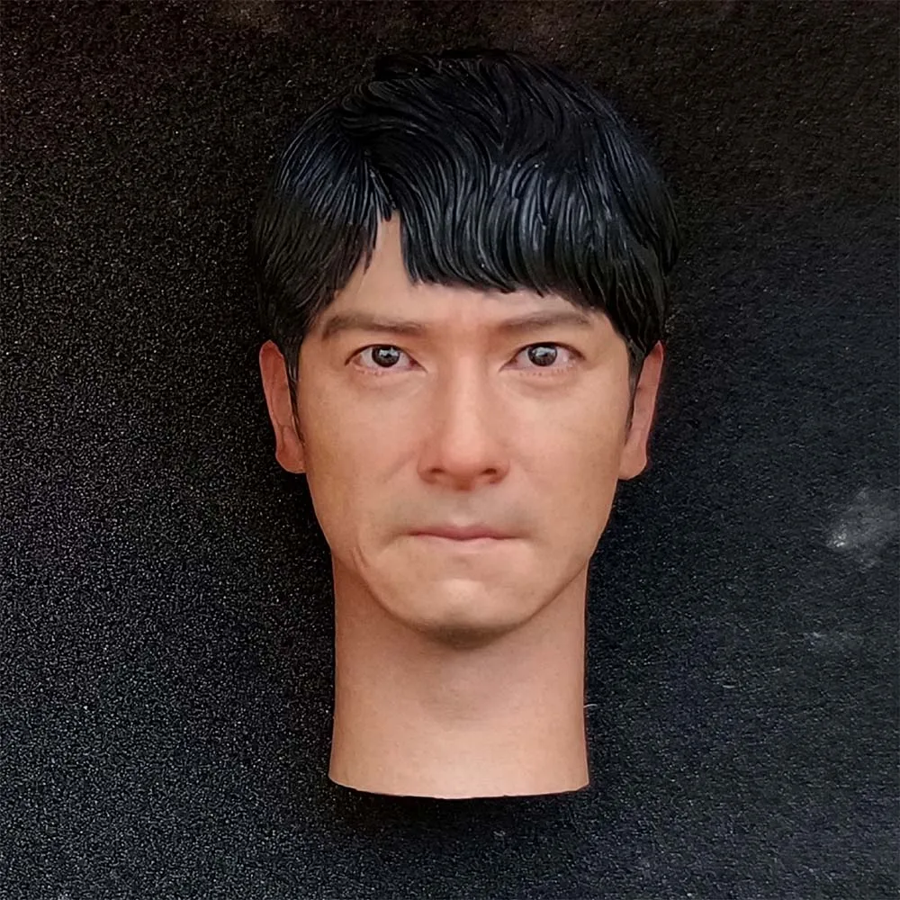 

1/6 Hanzawa Naoki Head Sculpt PVC Male Soldier Head Carving Model Fit 12'' Action Figure Body Dolls For Collection