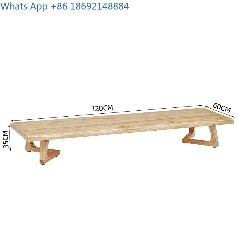 Solid Wood Tea   Table Homestay Zen Style Low Table Japanese Tatami Tea Table and Chair