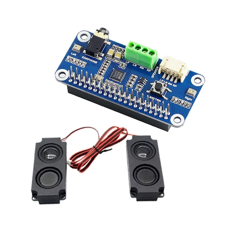 WM8960 Stereo Audio Codec Module Expansion Board with Speaker Stereo Decoder Board I2S Audio Module for DIY Electronics Projects