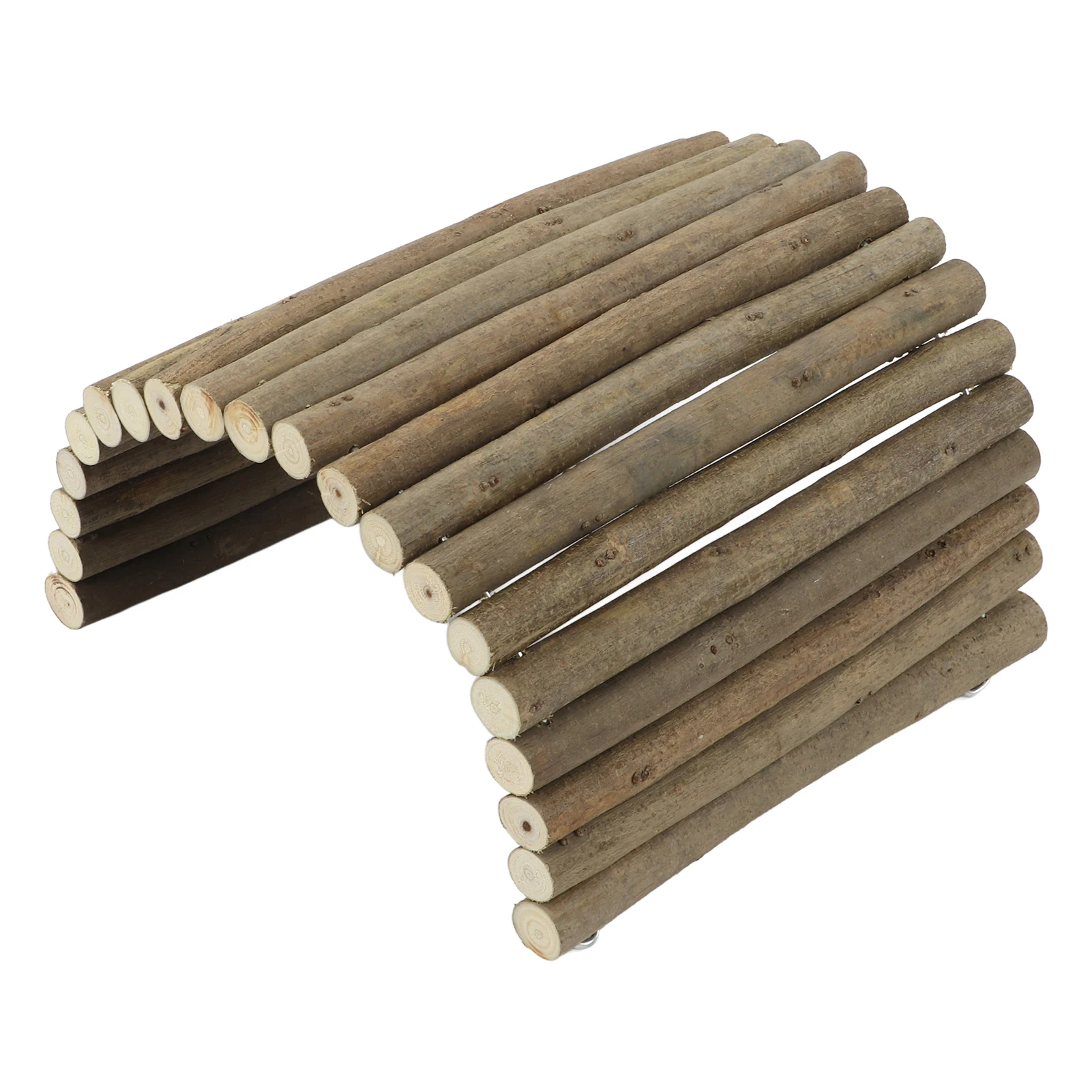 Wood Hamster Tunnel Bendable Design Multipurpose Small Pet Wood Hideout for Gerbil Guinea Pig Chinchilla Ferret Hedgehog Rat