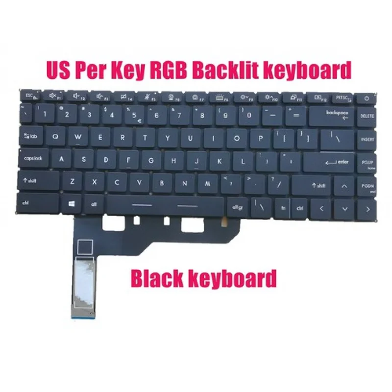 Y+US Per Key Backlit keyboard for MSI Creator Z16 A11UE/A11UET/A11UEK/A11UEKT