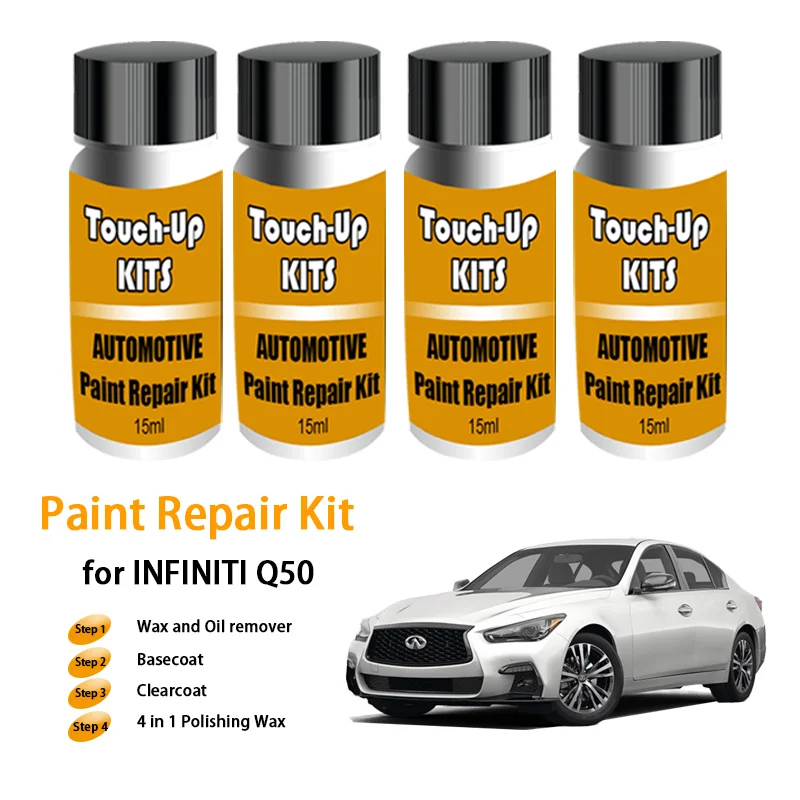 

Car Paint Repair Kit for INFINITI Q50 Touch-Up Set Paint Scratch Remover Automotive Paint Care Accessories Black White