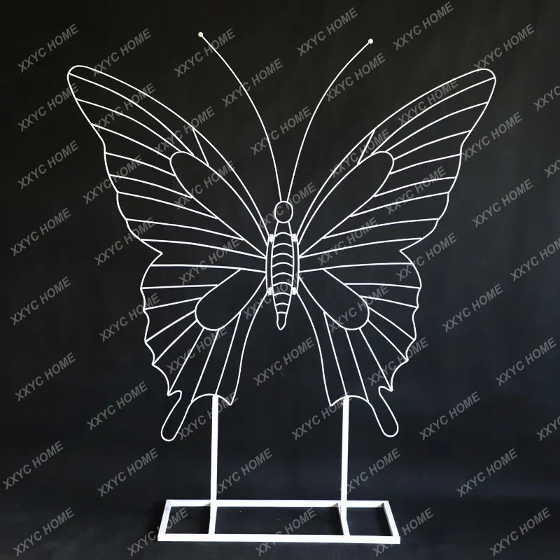 Butterfly flower wall props three-dimensional beautiful Chen set decoration