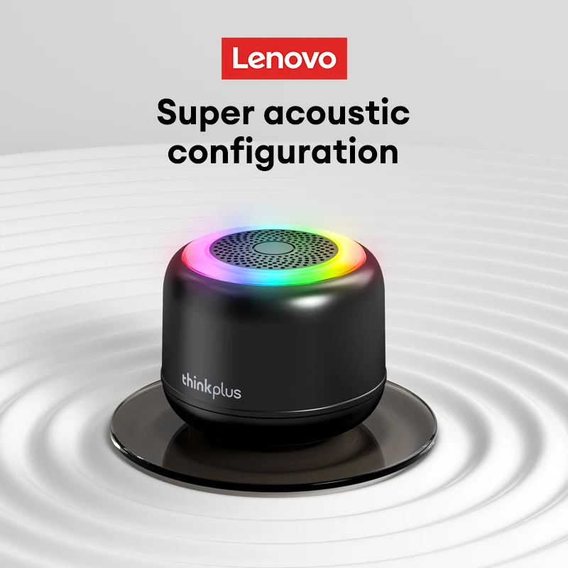 Lenovo K14 Pro RGB Portable Bluetooth 5.4 Speaker Vibrating Surround Sound Subwoofer Speaker Tweeter Ultra Sound Outdoor Speaker