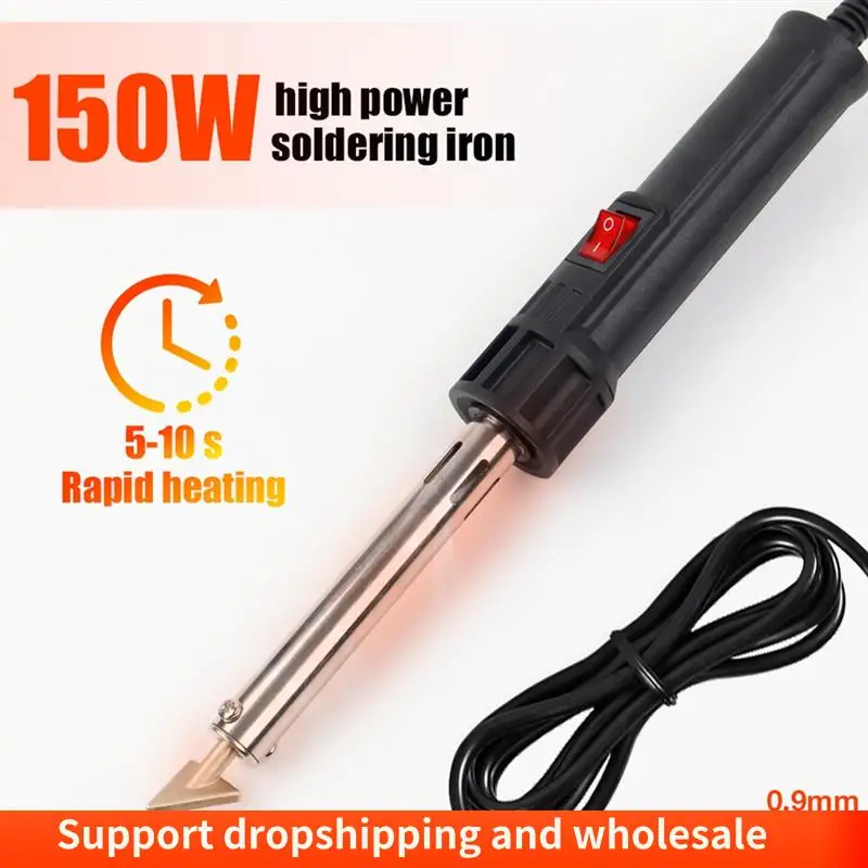 

AA86 EU Plug,50W/150W Electric Soldering Iron Kit,Home Car Bumper Repair Tool,Portable Plastic Welding Machine