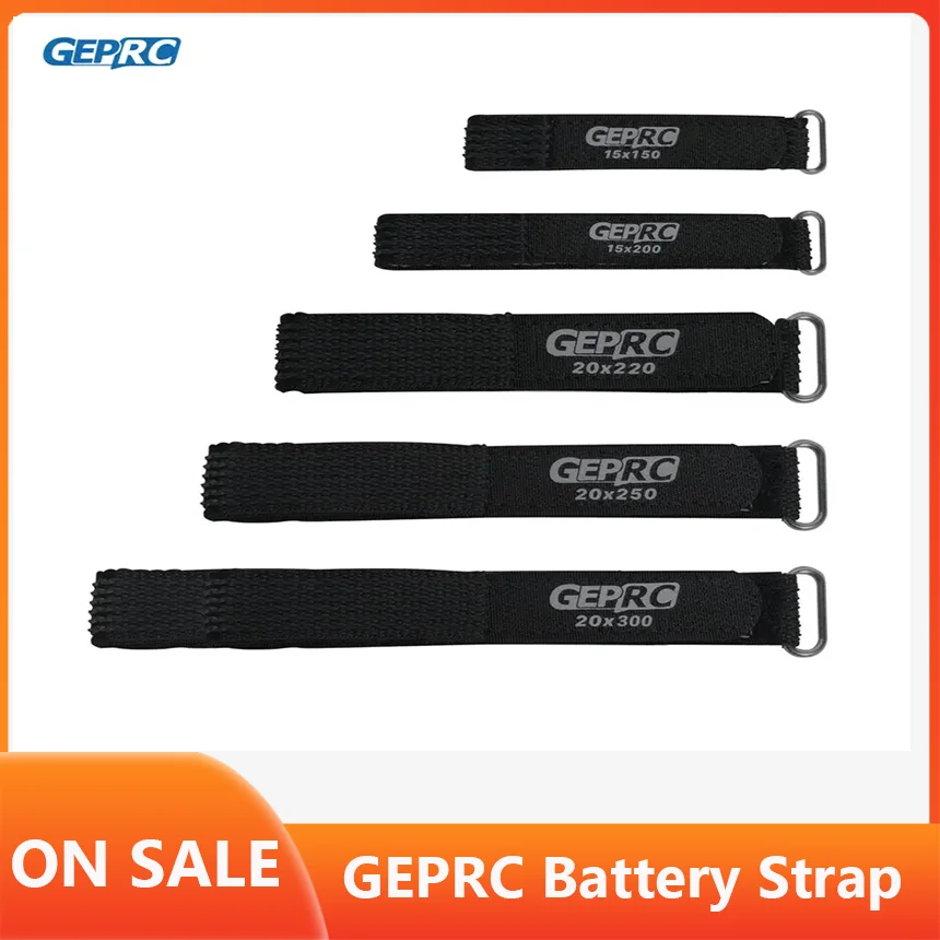 GEPRC Battery Strap Sticker Tape Nylon Lipo Battery Strap Belt Reusable Cable Tie Wrap FPV RC Battery Straps Ties Fixing Tools