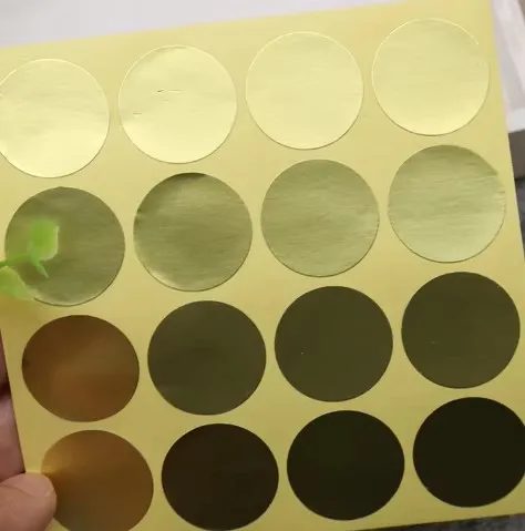 100pcs/lot Diameter2.5cm Round Gold Mini Seal Sticker DIY Adhesive Decoration Packing Label Stickers Gift Supplies (SS-1634)