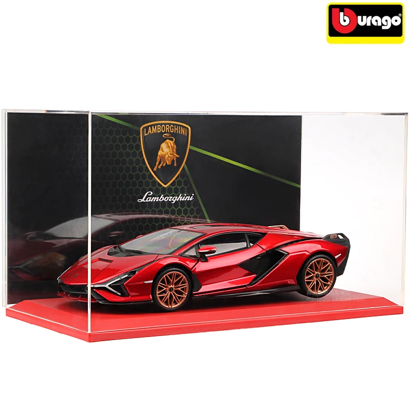 Bburago 1:18 Lamborghini Automodell Blitz Sian FKP37 Supercar Automodell Legierung Fahrzeuge Simulation Sammlerstück Ornamente Geschenke