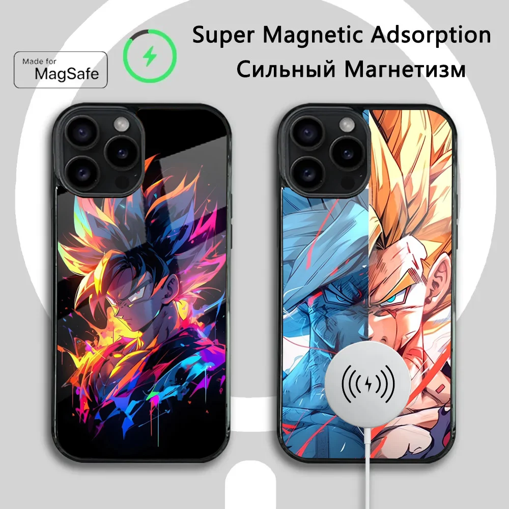 Anime D-Dragon- Balls Phone Case For iPhone 16 15 14 13 12 11 Plus,Pro,Max Mini Magsafe Magnetic Wireless Charging