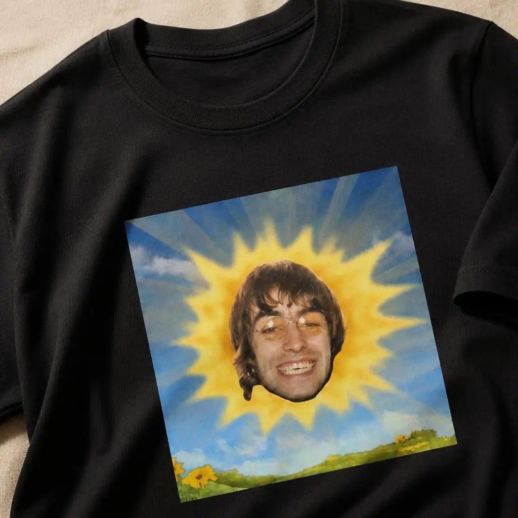 Liam Gallagher Shiiiiine Morning O-Oasis Men T Shirt 100% Cotton Clothing Fun Short Sleeve Tee Gift T-Shirts