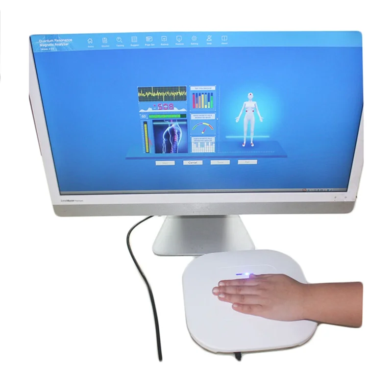 A39U QMR-998 Quantum Resonance Magnetic Analyzer Set Hand Touch Quantum Body Analyzer with 52 Reports 10Th Generation