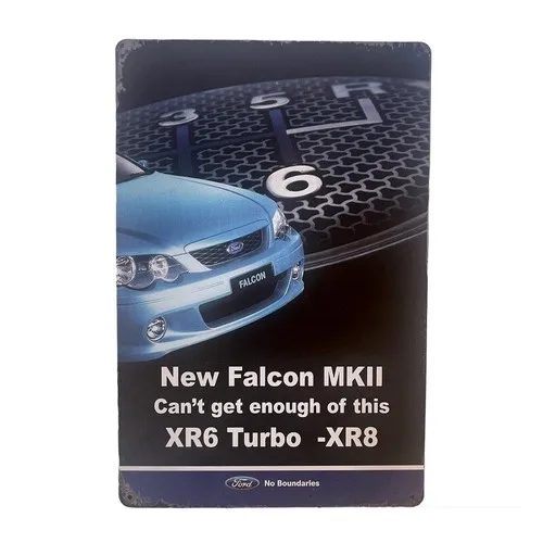 Falcon MKII Tin Sign  --Tin Sign