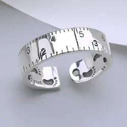 925 Sterling Silver Rule Open Rings For Women Luxury Designer Jewelry Accessories Wholesale GaaBou Jewellery