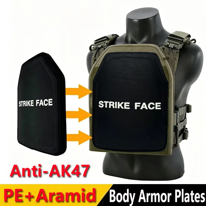 Defensive Shield PE+Aramid material 10X12inch protective tactical insertion board backpack deck defense shield self-defense