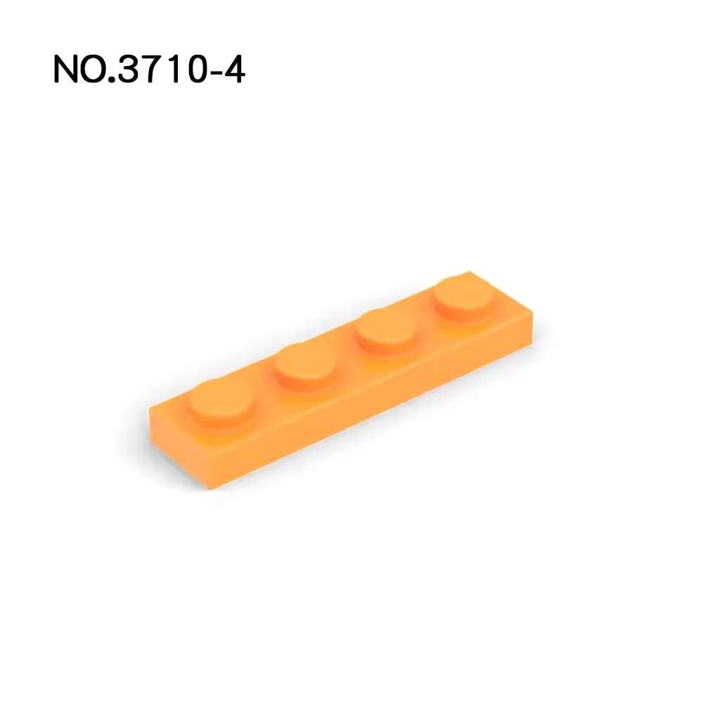 20Pcs MOC Compatible Assembles Particles Plate 3710 1x4 for Building Blocks Parts DIY Enlighten Bricks Educational Tech Toys