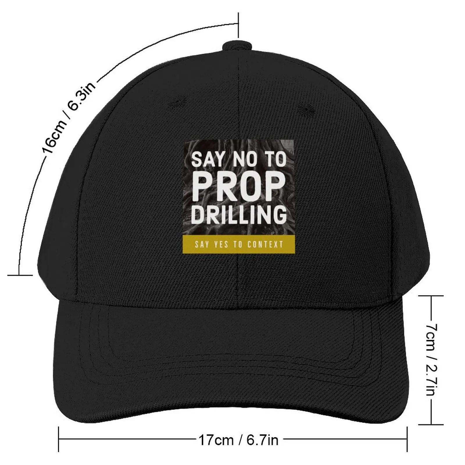 Say No to Prop Drilling | Say Yes to Context! Baseball Cap hiking hat Sunscreen Golf Cap Women's Beach Outlet Men's