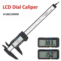 Digital Caliper Measuring Gauge Micrometer Tools 100mm 150mm LCD Digital Electronic Vernier Caliper Tool Pied a Coulisse Gauging