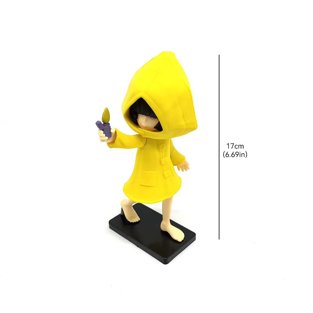 Hot Game Little Nightmares Six Mono Figure Figurine PVC Model Decoration Statue Gift Toy Boxed