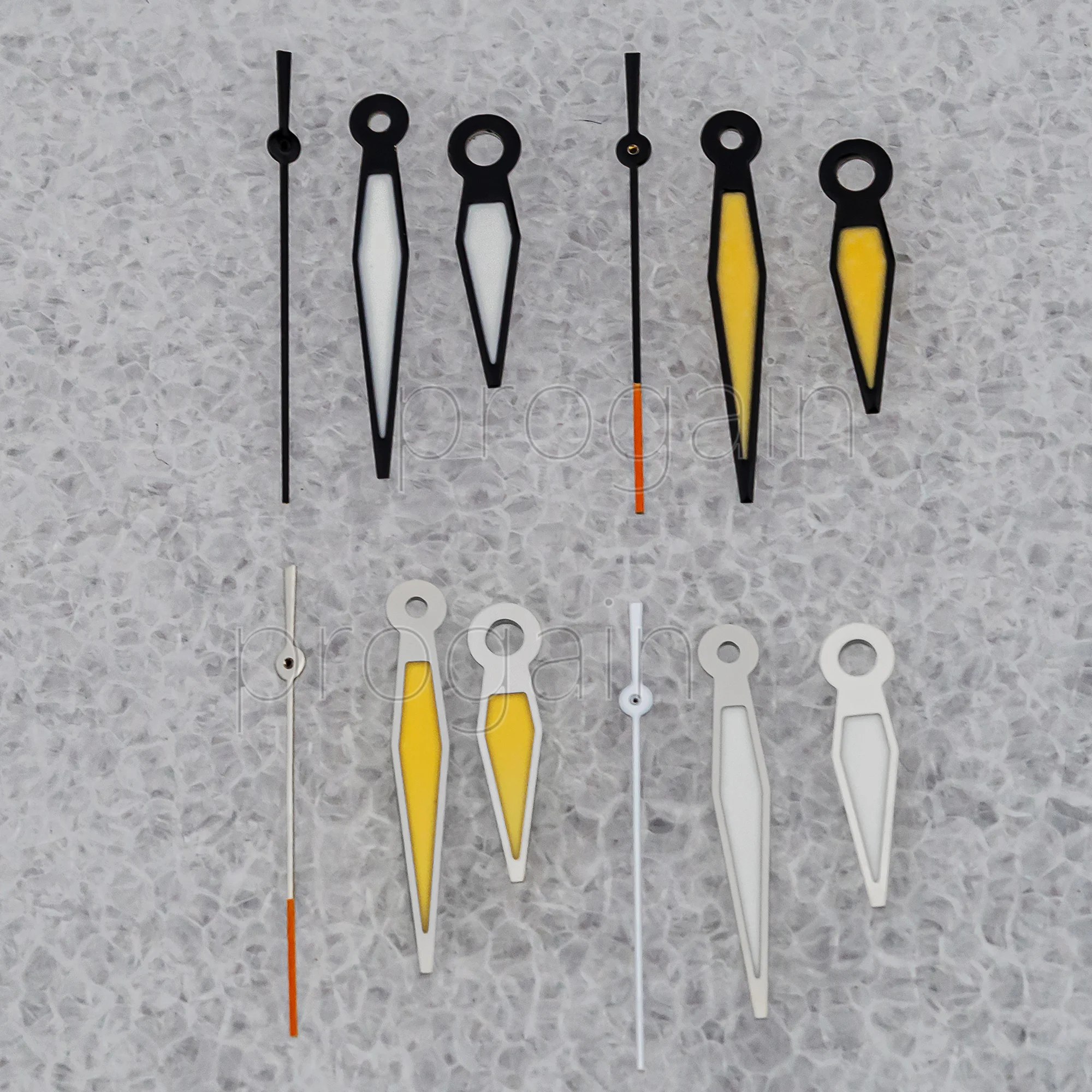 Agujas de reloj NH35, punteros luminosos verdes, manecillas de reloj NH35 para Mark XX fit NH35 NH36, movimiento mecánico Mod NH35