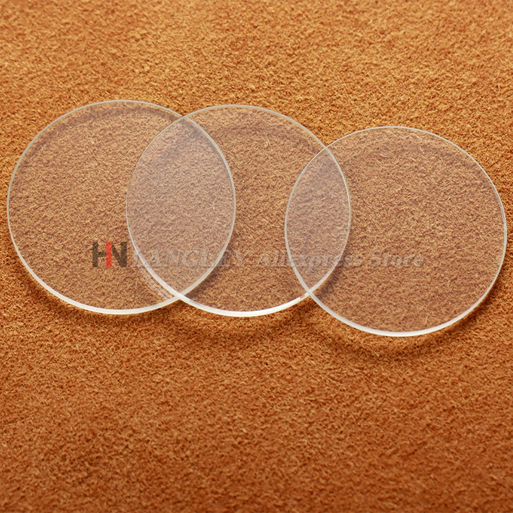 ساعة مستديرة الزجاج استبدال شقة 1.5 مللي متر سميكة في أقطار 28-38 مللي متر كريستال شفاف 1/2/5 قطعة 29 مللي متر 30 مللي متر 31 مللي متر 32 مللي متر 34 مللي متر 36 مللي متر