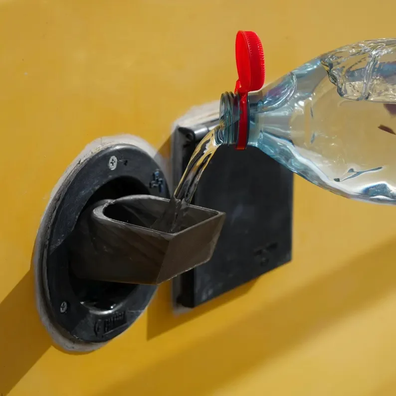 

For Fiamma Camping Vehicle Water Cup Water Filler Neck Component Water Dispenser Black Caravan Accessories Replacement