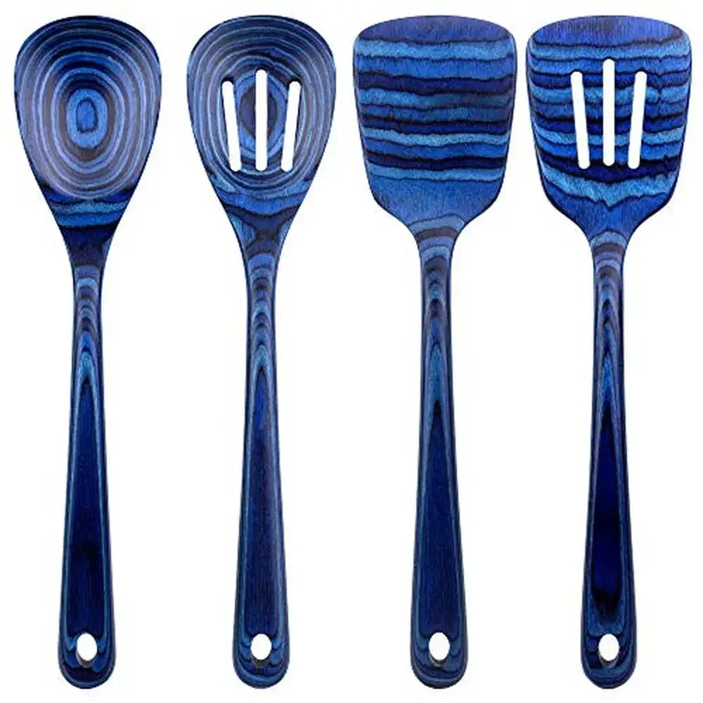 

Colorful Malta Collection Utensils Set Cooking Spoon Spatula Nonstick Wood