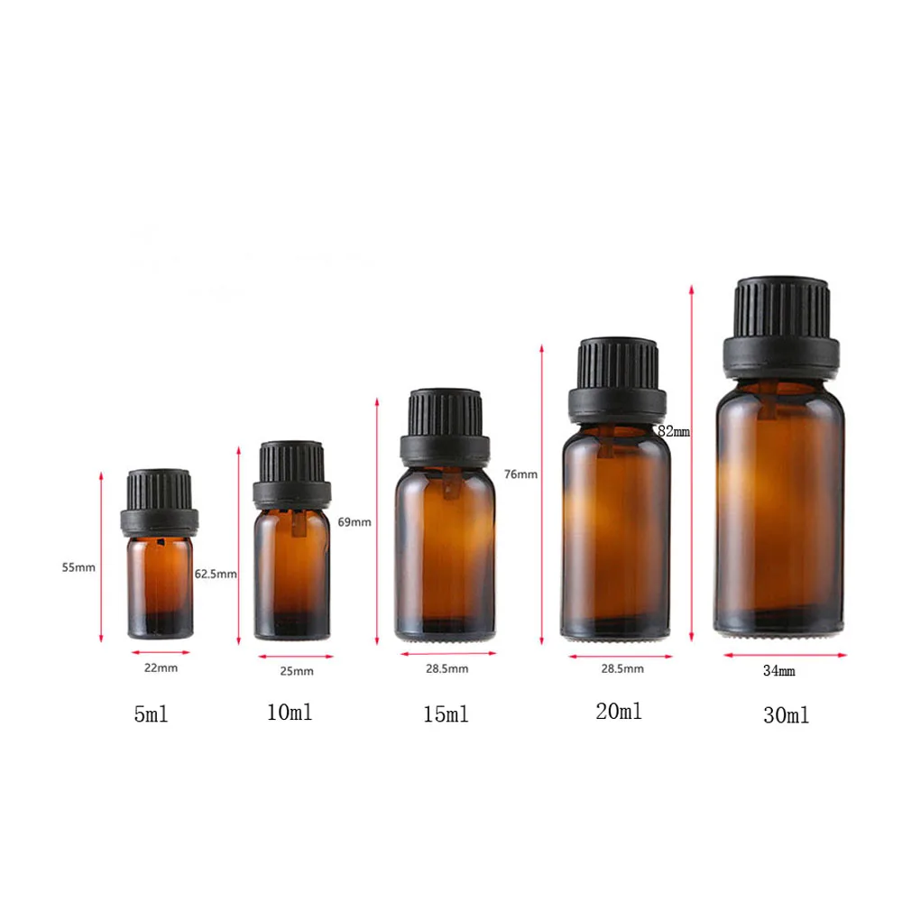 1Pcs 5/10/15/20/30ml Experience Spot Light Glass Container Stable Supply of Cosmetics Bottles Cinema Line Dropper Essence Bottle