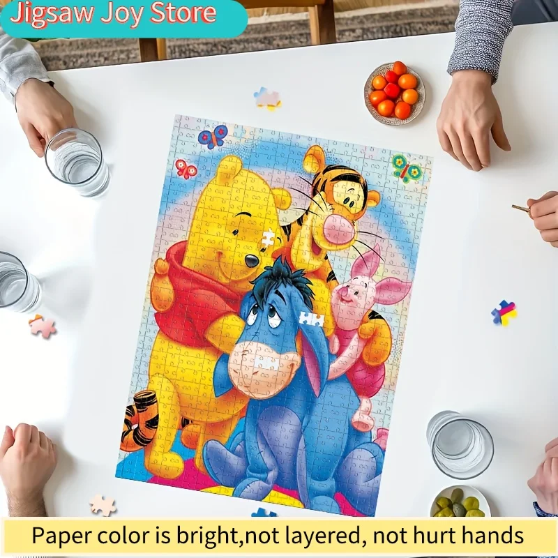 1000 Teile Winnie Puuh, Tigger, Maultier, I-Ah Puzzle - Offizielles Geburtstags-/Weihnachtsfeier-Spiel, Großes Puzzle für Erwachsene