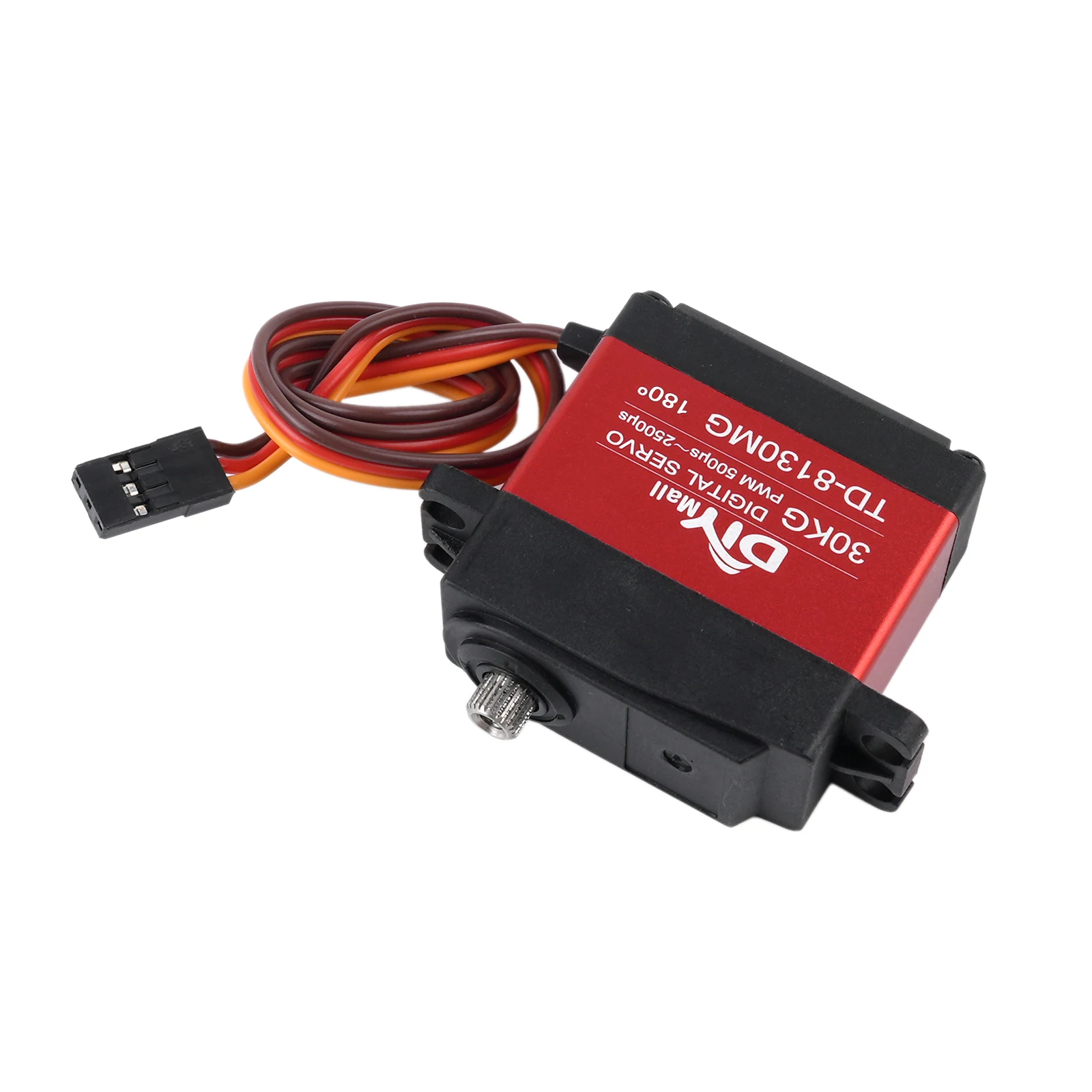 TD-8130MG 30KG 180/270/360度 °   HV デジタル高精度メタルギア RC サーボモーター 4.8-8.4V 25T アームホーン RC モデルカーロボットアーム用