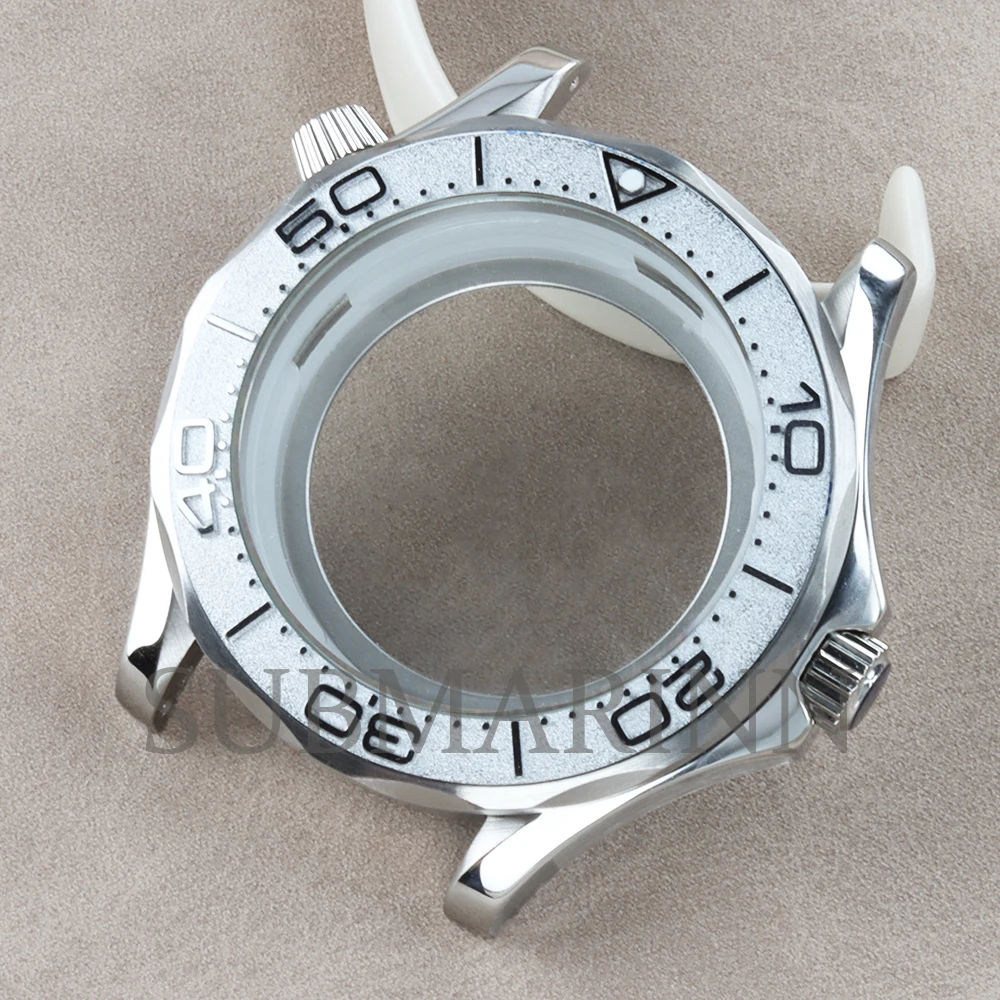 NH35 Case Bracelet 41mm Watch Case Waterproof 316L Stainless Steel FIT Seiko NH35 NH36 Movement 31mm Dial Seamaster 300 Case image 3