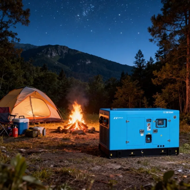 Silent Industrial Diesel Generator Sets (20kVA To 120kW) 480V Rated Voltage, Remote Start Capability, 50/60Hz Frequency