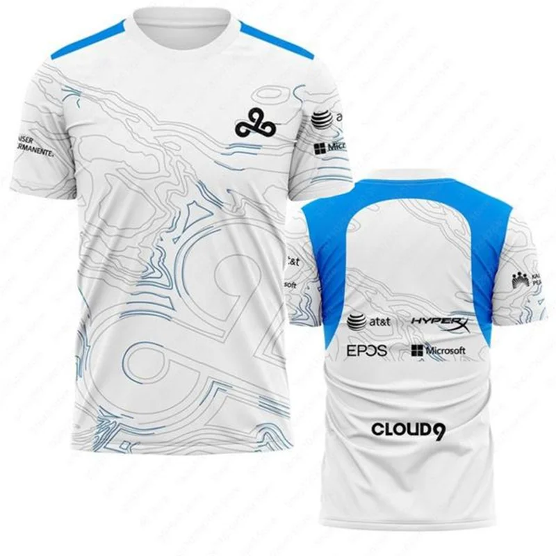 

Men's T-shirts Can Be Customized esports Uniforms Summer Outdoor Sport Leisure Breathable Clothing Loose O-neck Short sleeve Top