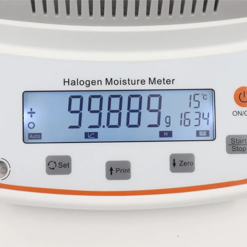 1 Milligram Halogen Fast Moisture Analyzer, Used for Grain, Soil, Feed, Etc.