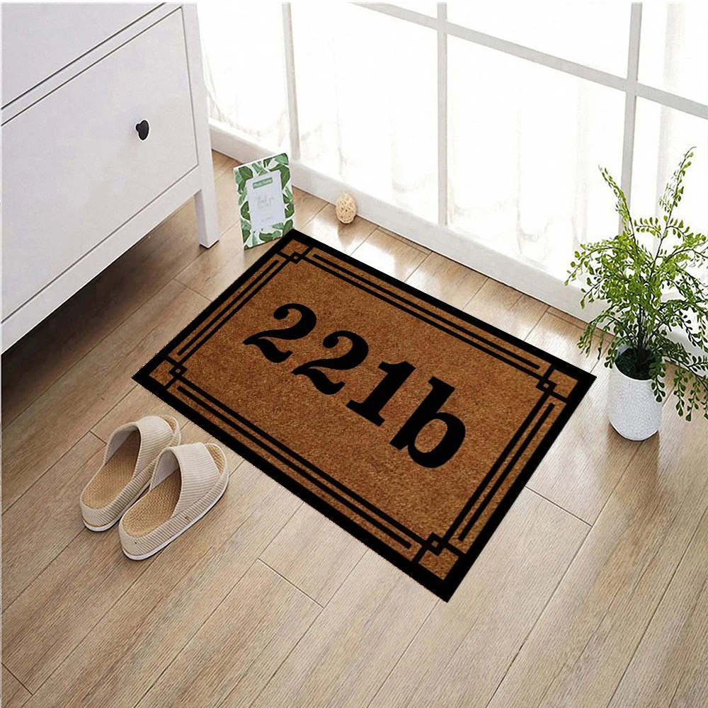 Commercial Custom Door Mats with Logo,Numero Maison Exterieur Flat Number Doormat,Zerbino Personalizzato Entrance Rug,Office Mat