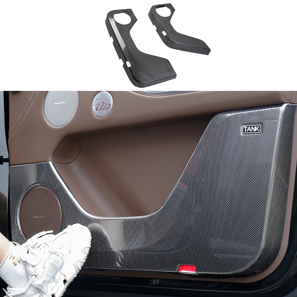

4 PCS For GWM Tank 700 Hi4-T Door Anti Kick Panel Interior Modification Door Anti Kick Protection Cover Scratch-resistant