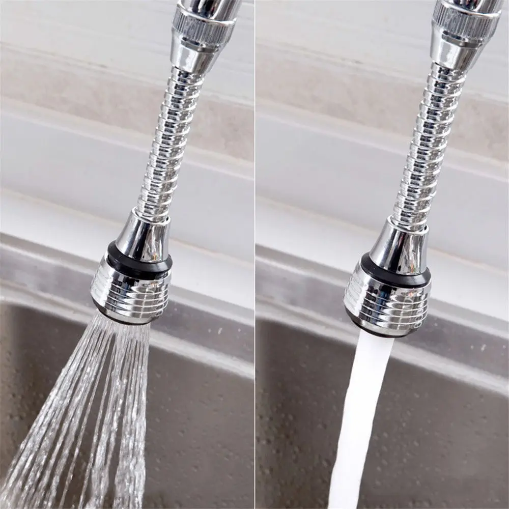 Grifo de cocina con boquilla de alta presión para ahorro de agua, adaptador de rociador para fregadero de baño, accesorios giratorios para ducha