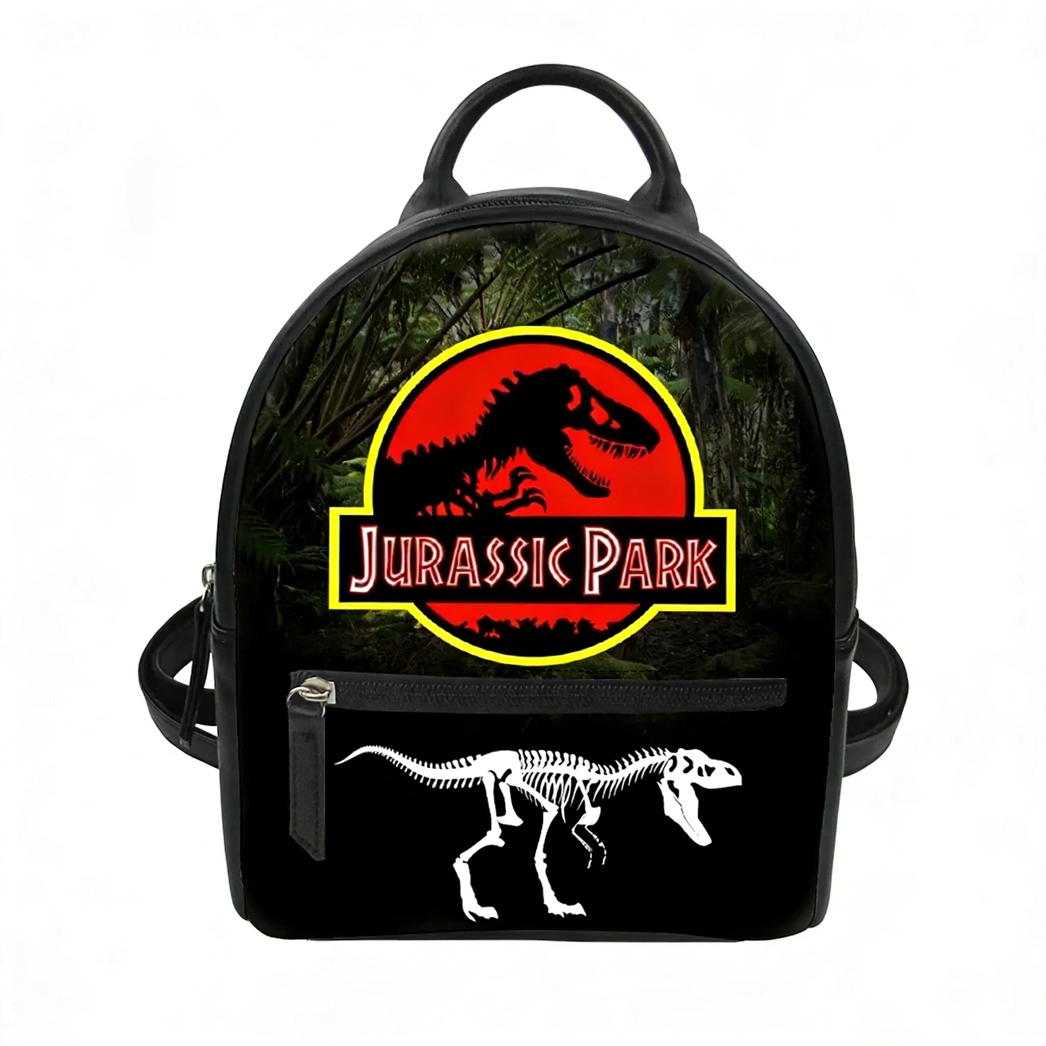 Hot Jurassic Park Dinosaur Anime Cartoon Backpack Purse Carter Schoolbags Double Shoulder Bag Mini Daypack Leather Travel Bag