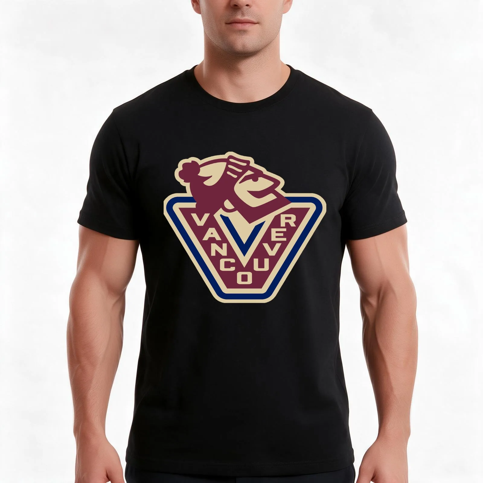 Vancouver Millionaires Retro T-Shirt, Novelty Saying Tshirt, Soft Cotton Crew Neck Everyday Top