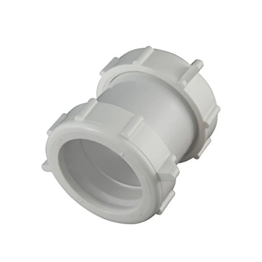 

PP55-4W Straight Extension Sink Drain Coupling, 1-1/2 in, Slip, Plastic, 1-1/2", White