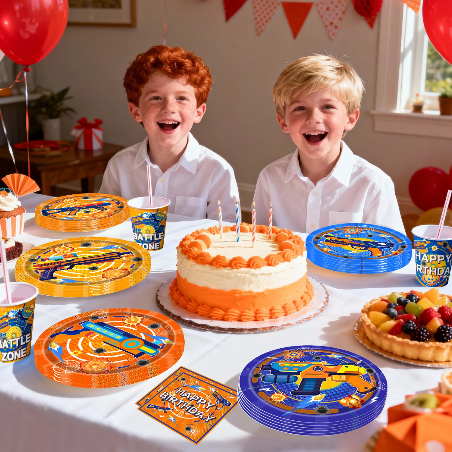 168 Pcs Dart War Party Supplie - Table Cloth Disposable ulasan dan harga