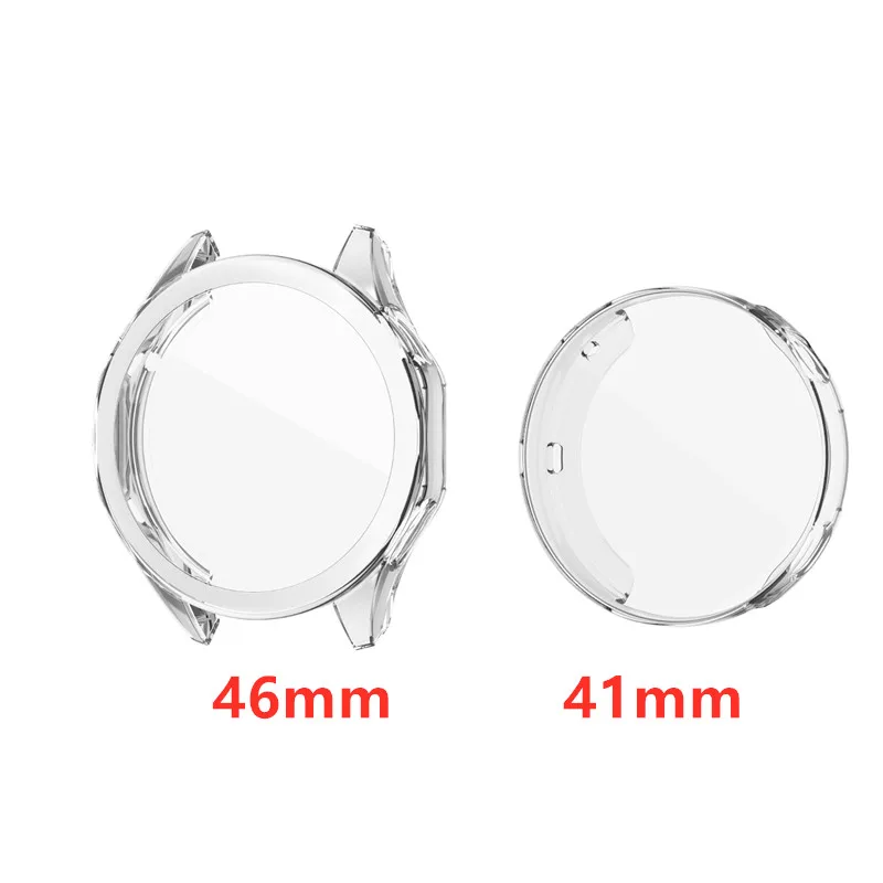 TPU Screen Protector Case for HUAWEI GT4 46mm 41mm / GT4 46 41 mm Smartwatch Protective Cover Anti-scratch Full Protective Shell