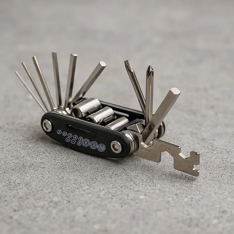 16 in 1 Multifunction Hexagonal Screwdriver Socket Wrench Repair Tools Portable Folding Accessories