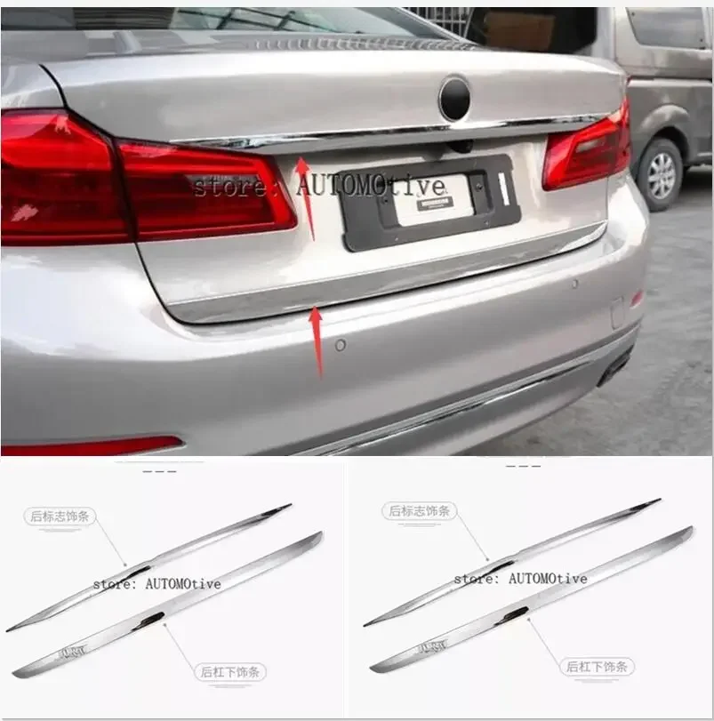 

FOR BMW 5 SERIES G30 2017 2018 2019 Rear Tailgate Trunk Lid Tail Gate Protector Back Trunk Accessiores Car Styling